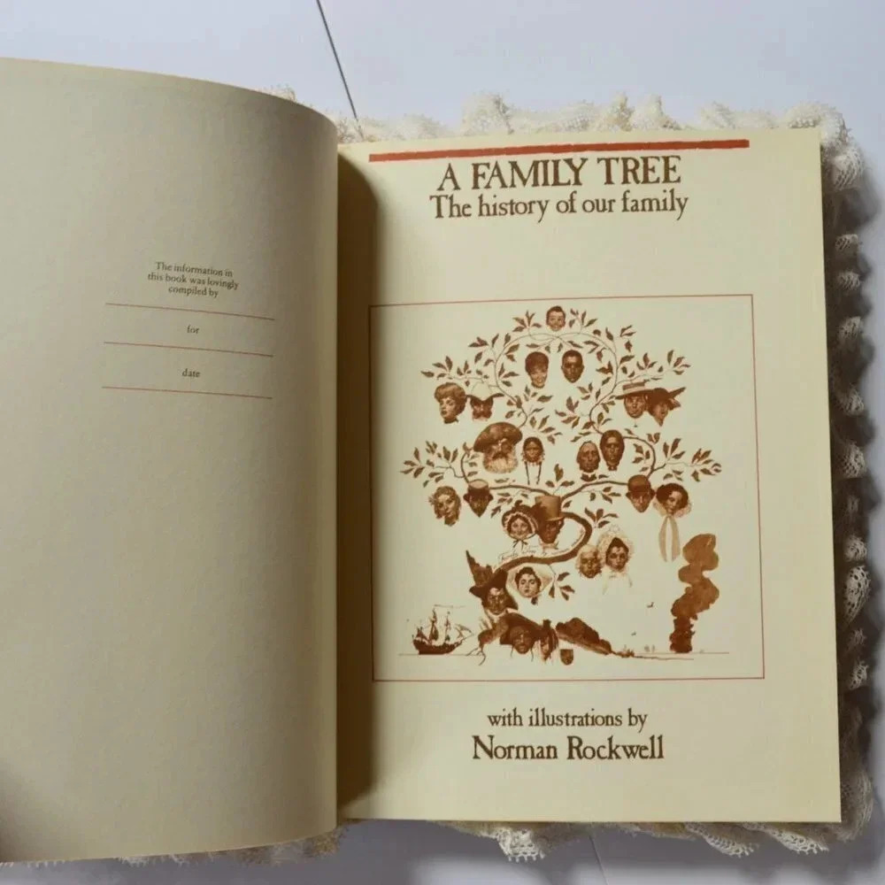 Vintage Family Tree Book